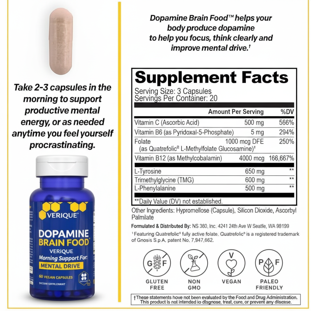 Dopamine Brain Food Supplement